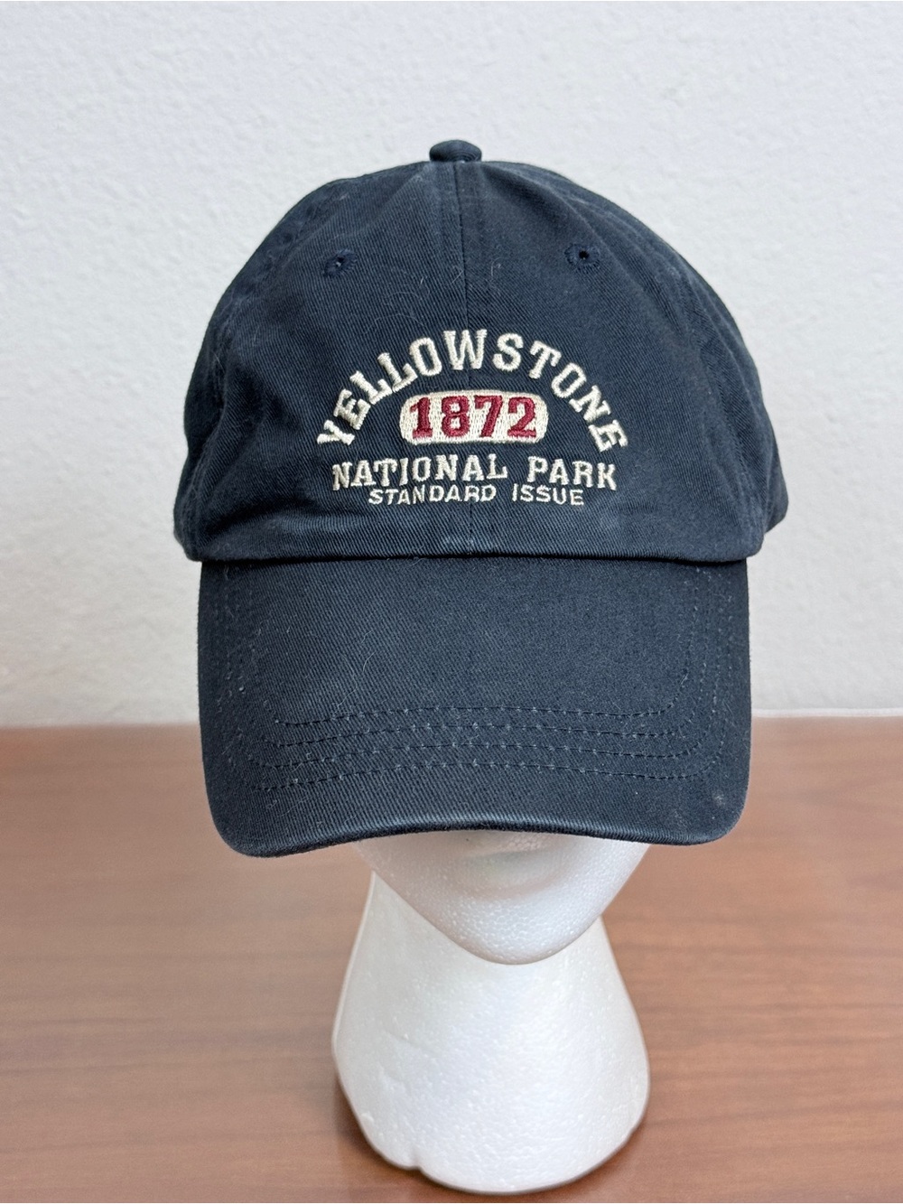 Yellowstone National Park 1872 Navy Embroidered Kids Baseball Cap